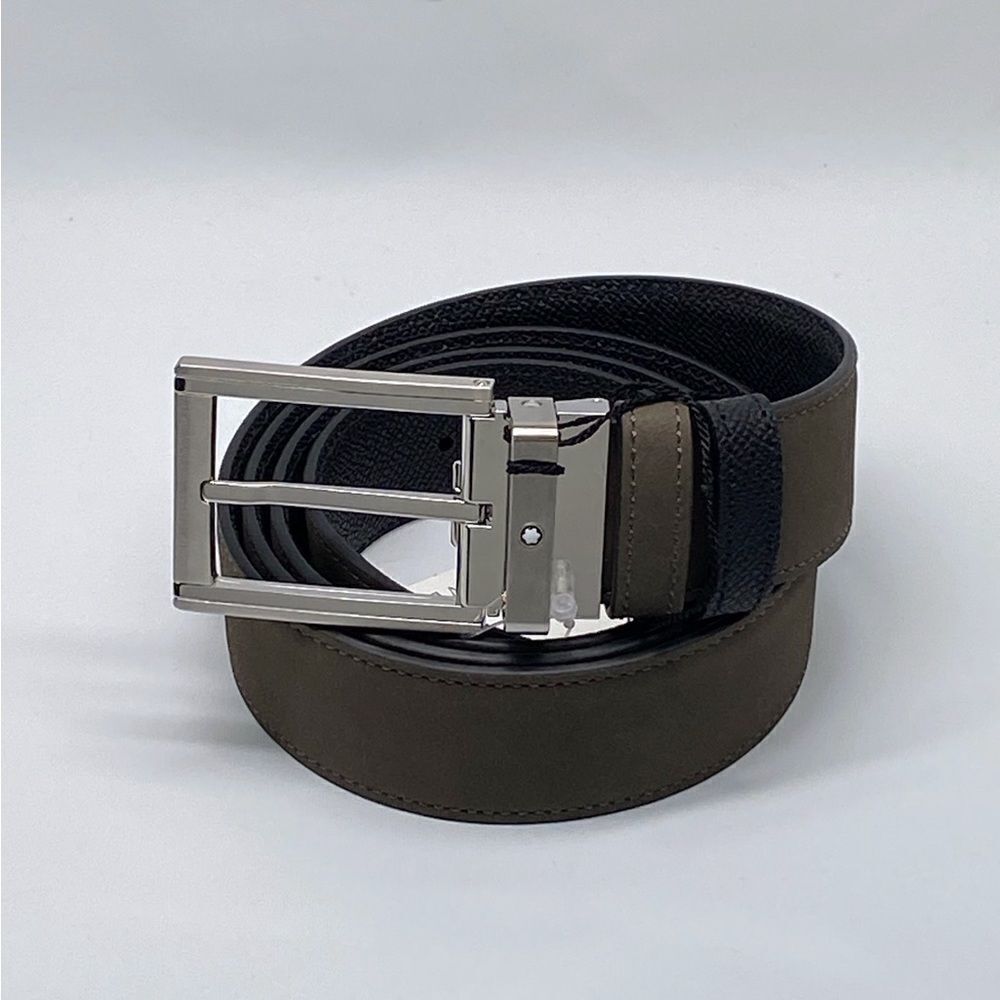 Montblanc Trapeze Adjustable & Reversible Leather Belt